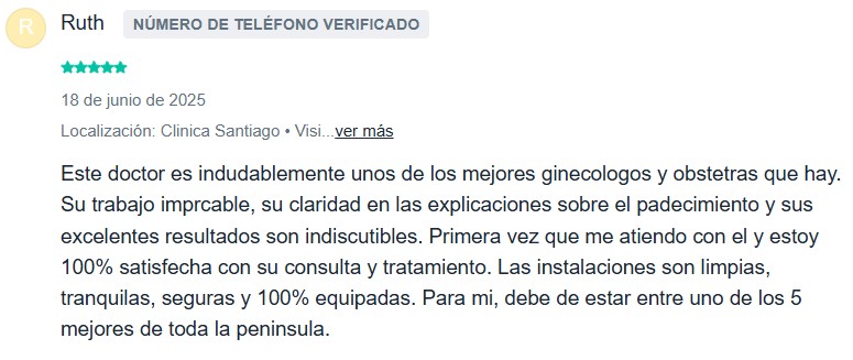 Testimonio consulta gineco obstetra