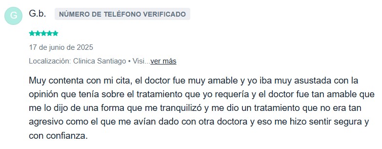 Testimonio consulta gineco obstetra