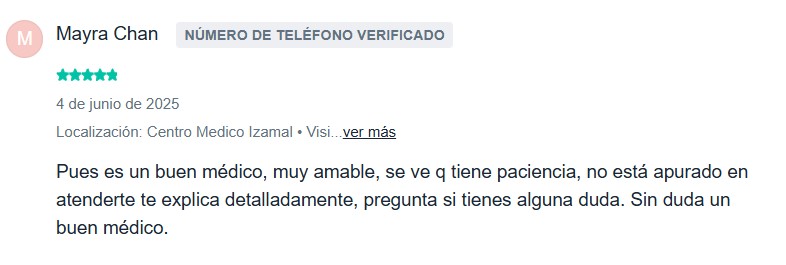 Testimonio consulta gineco obstetra