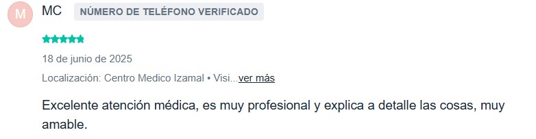 Testimonio consulta gineco obstetra