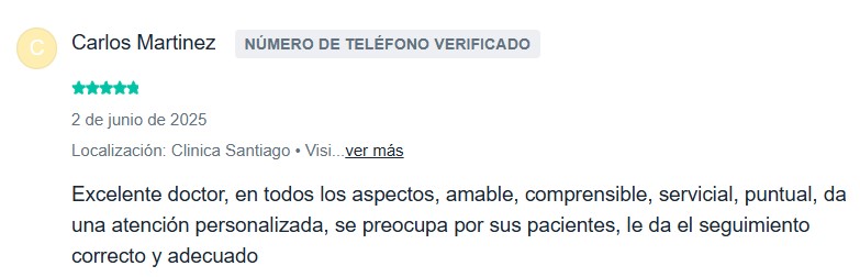 Testimonio consulta gineco obstetra